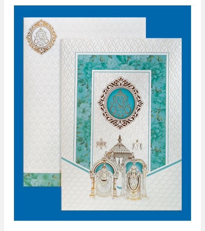 5 Grey (Hampi - 8181 - Vinayagar Thirupathy Blue) - Image 1