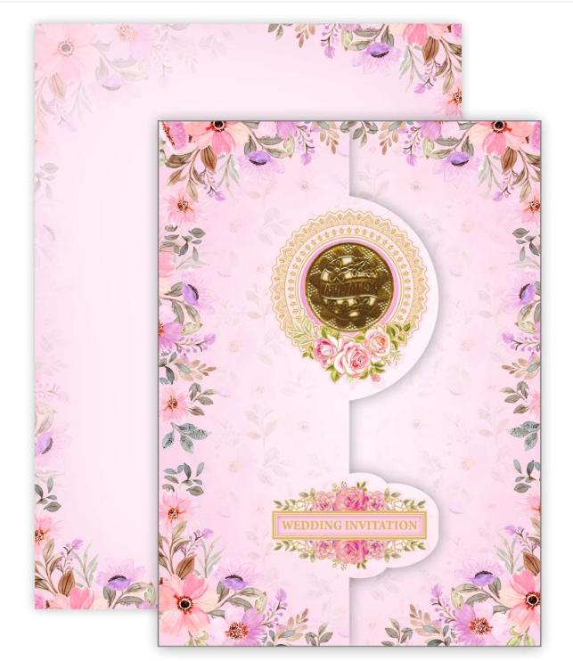 8 Grey (Pothigai - 4118 - Pink) - Image 1